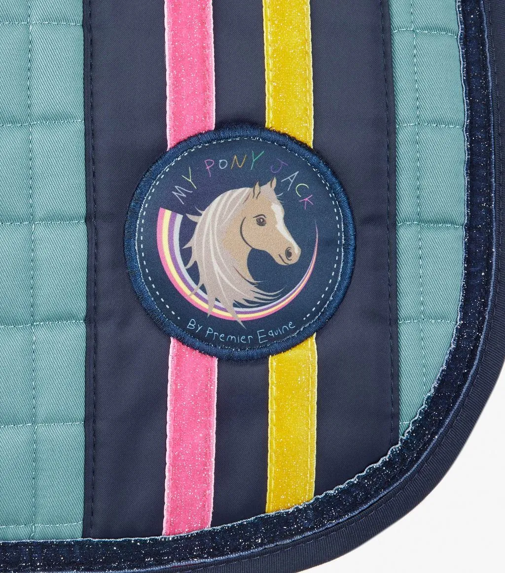 *50% Off* My Pony Jack Saddle Pad (Glitter Turquoise)