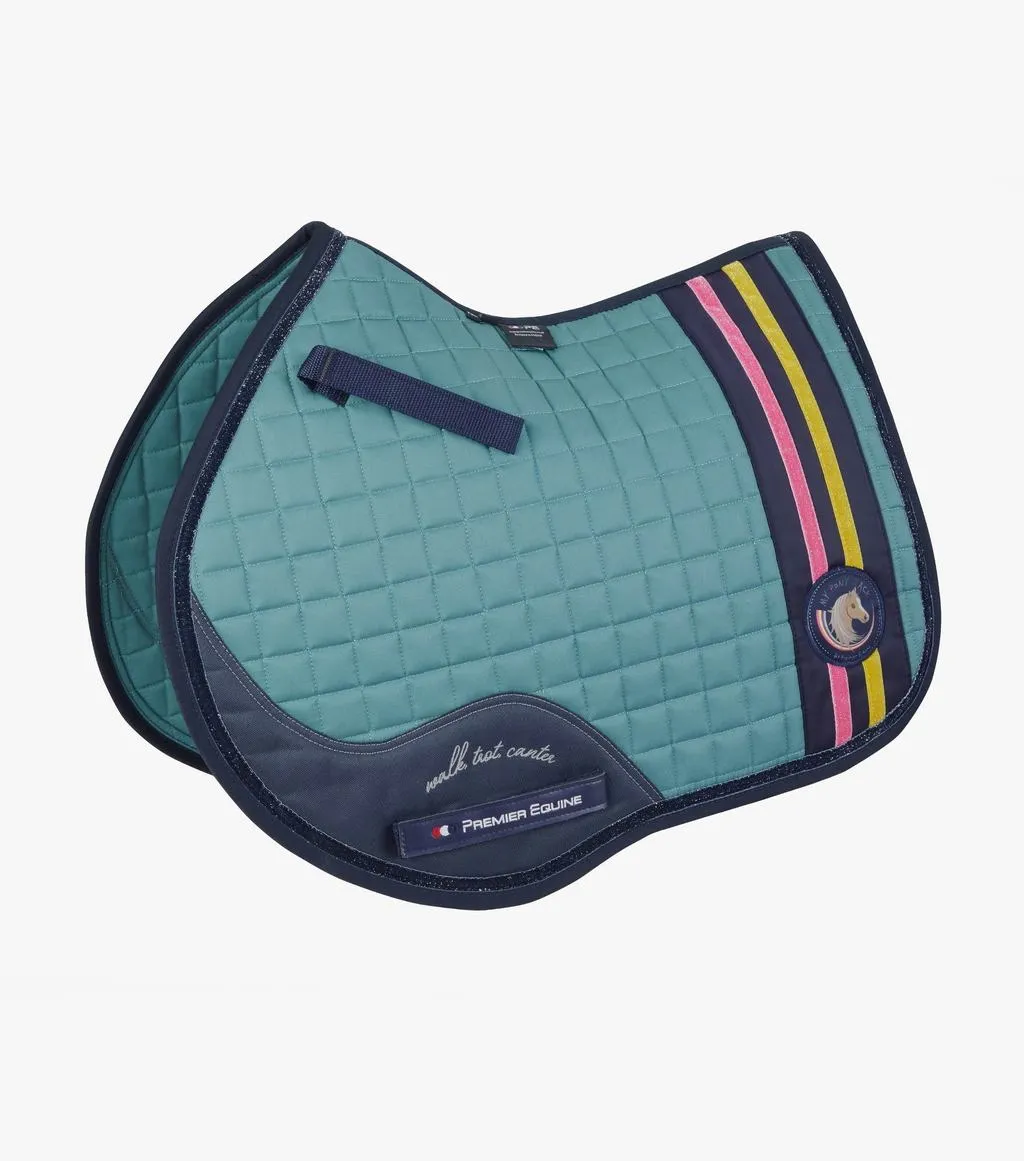 *50% Off* My Pony Jack Saddle Pad (Glitter Turquoise)