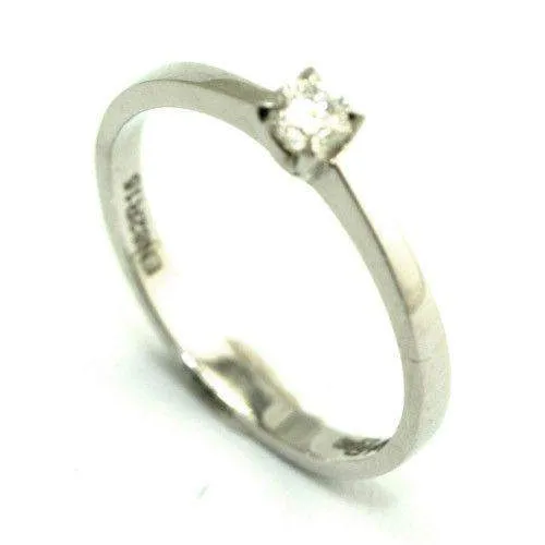 9ct White Gold Diamond Engagment Ring - 0.20 carat