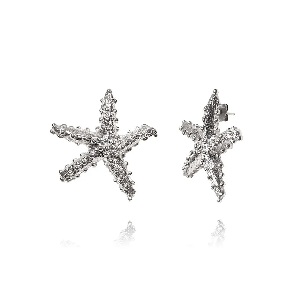 Ariel Silver Earring - Big Star