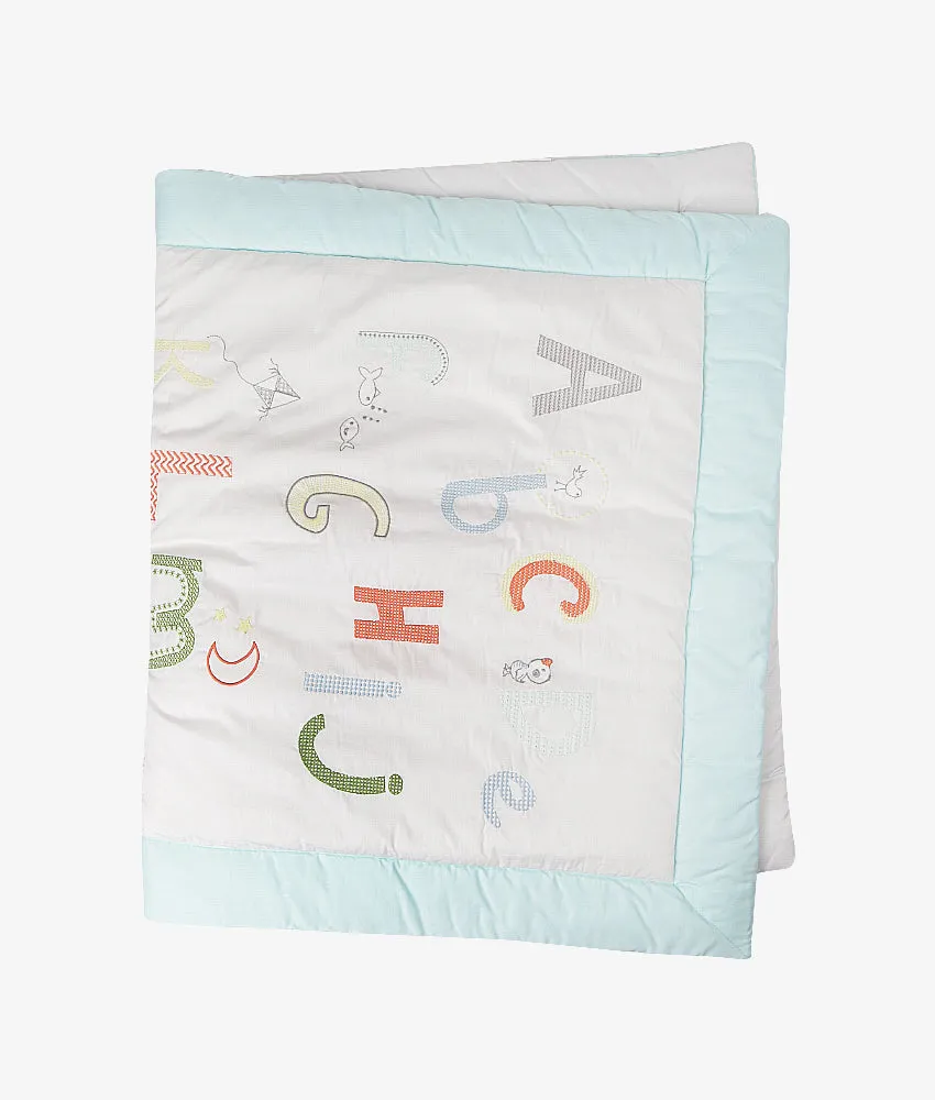 Baby Comforter Quilt – Alphabet Theme