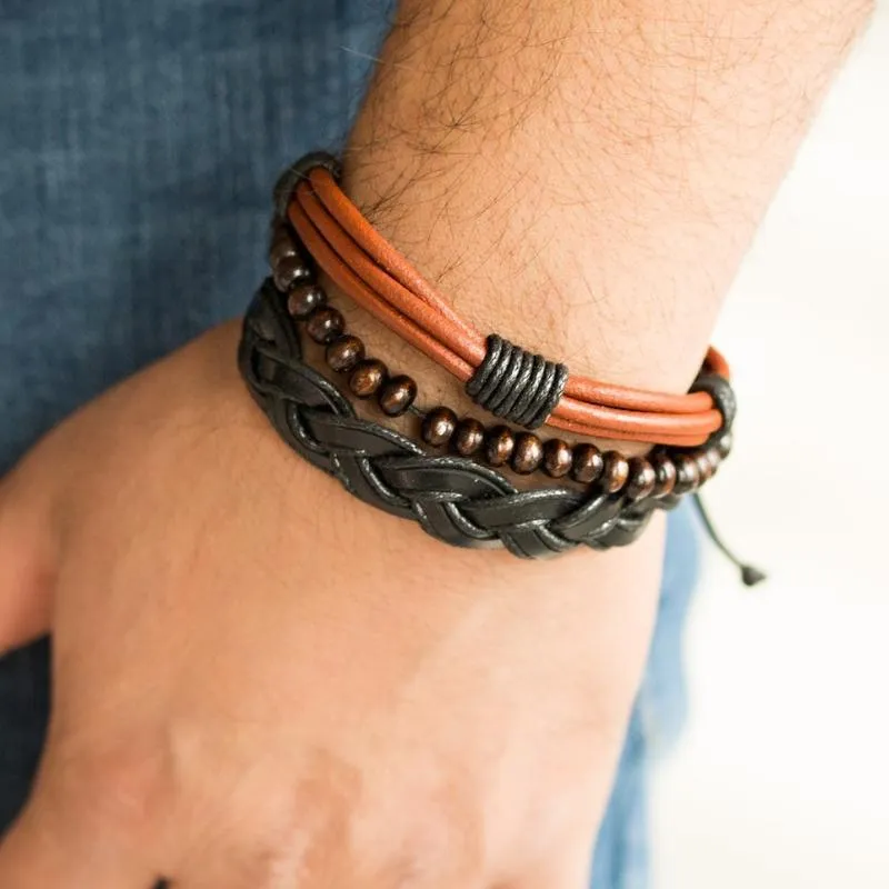 Beachside Resort Brown Urban Bracelet for Men