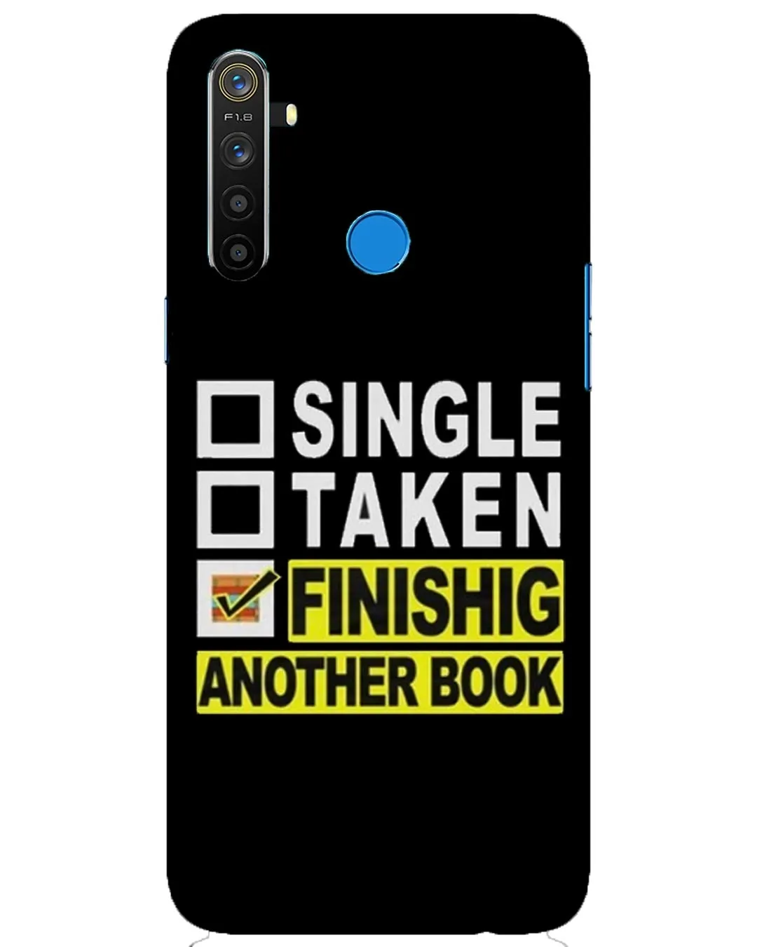 Bibliophile status | Realme 5 Phone Case