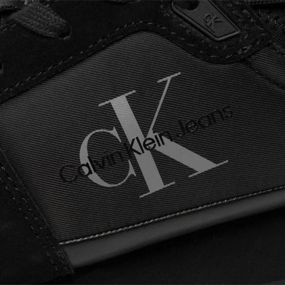 Calvin Klein Jeans Runner Sock Laceup Ny-Lth YM0YM00553-BLKBLK