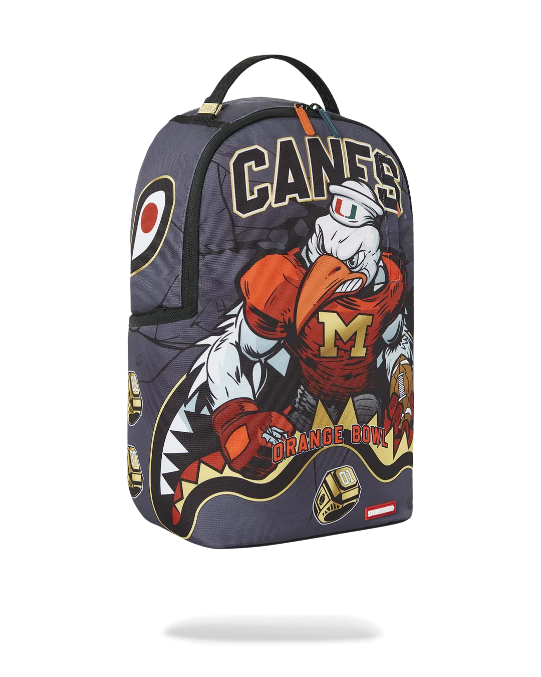 CANES MUSCLE UNIVERSITY OF MIAMI BACKPACK (WITH WARREN SAPP)