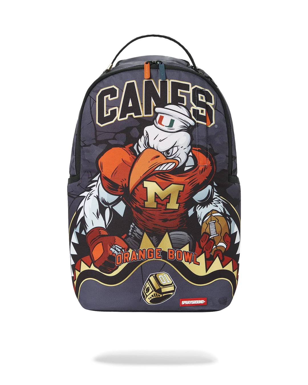 CANES MUSCLE UNIVERSITY OF MIAMI BACKPACK (WITH WARREN SAPP)