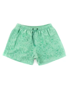 Costume Uomo Boxer Verde Acqua Fantasia Fantasia Coulisse GIOSAL-SU1184A