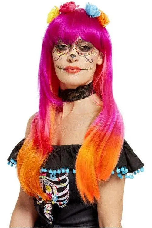 Deluxe Day of the Dead Wig