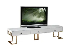 Dionne Glass Top TV Console (DA6311)