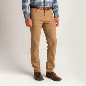 Duck Head 1865 Field Canvas Five-Pocket in Bucksin - Men's