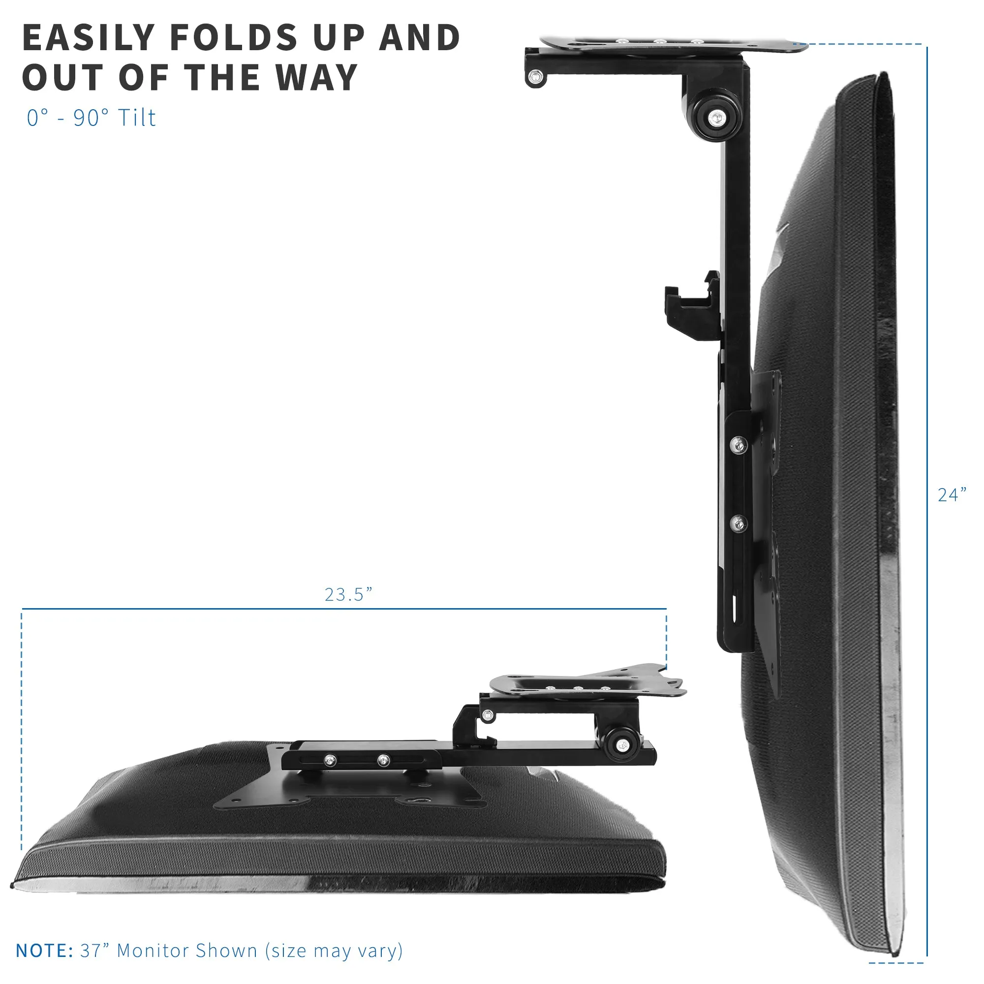 Flip Down Ceiling Mount TVs and Monitors (20" to 37")