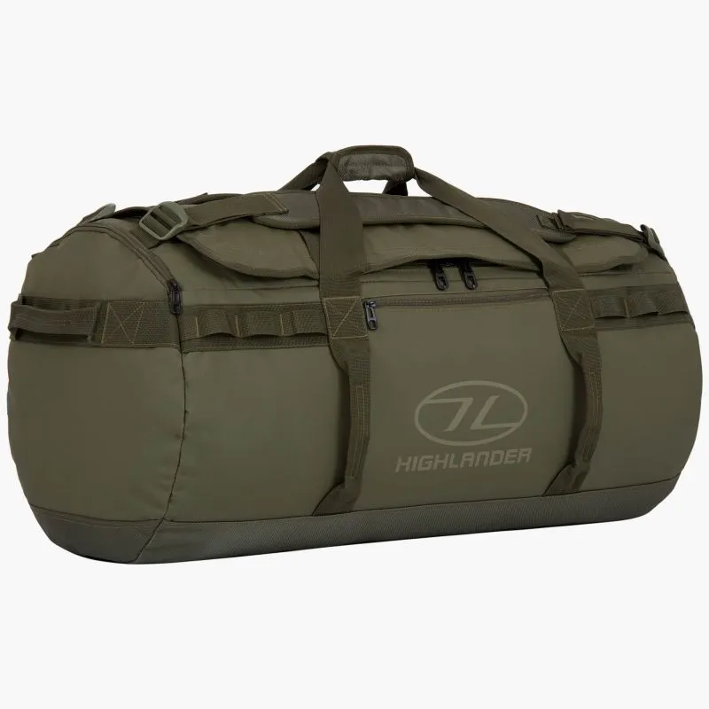 Highlander Storm Water Resistant PVC Kitbag - 90L-OLIVE