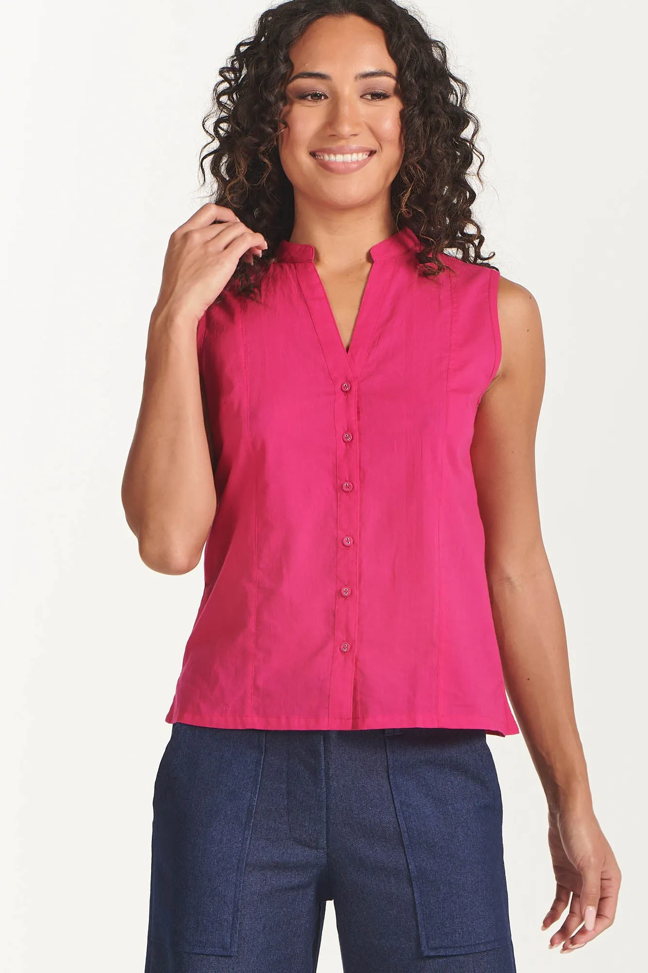 Juniper Top Fuchsia Pink