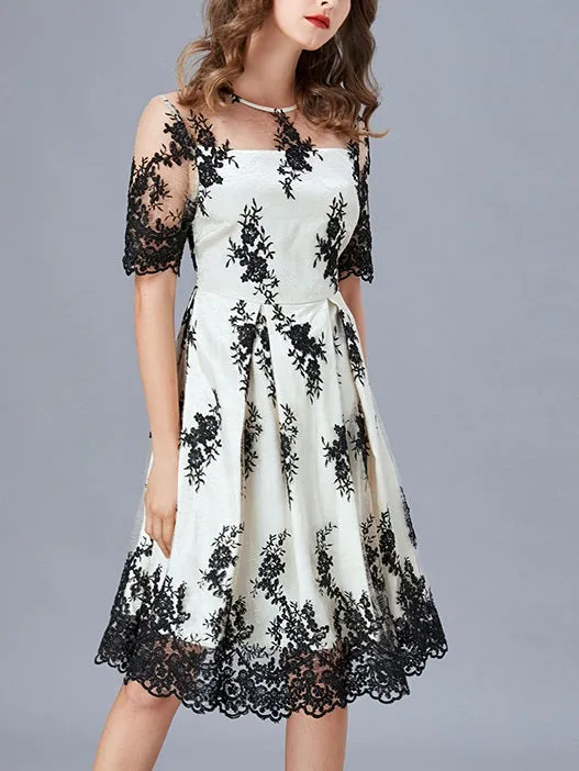 Kaeli Plus Size Lace Evening Dress