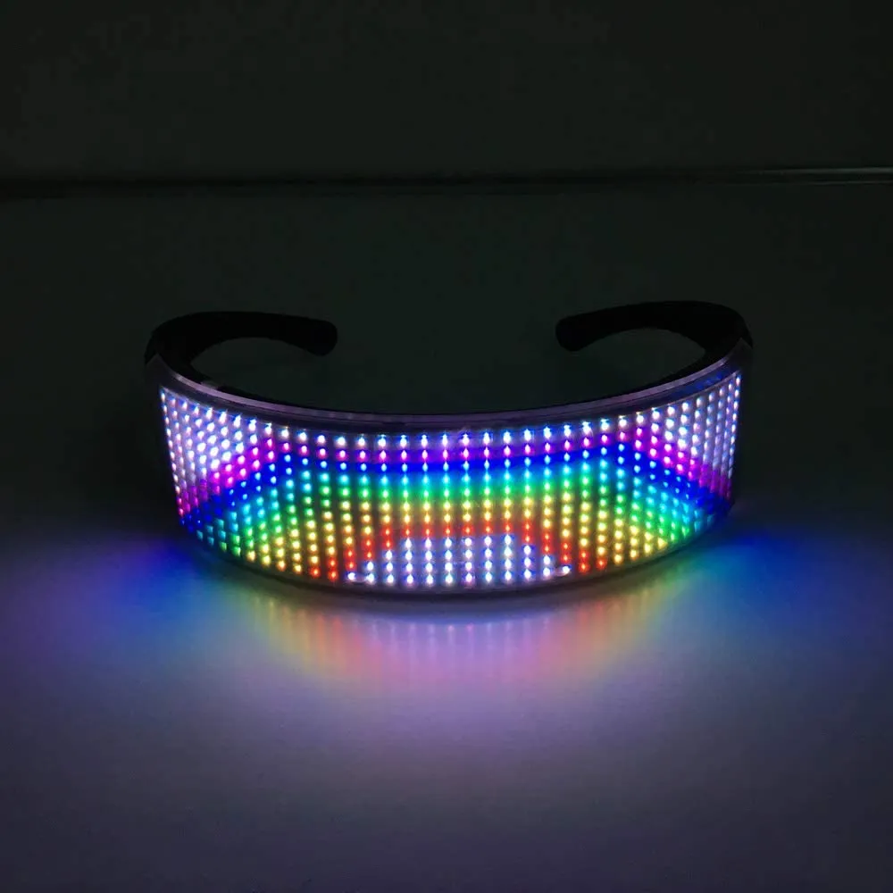 LED APP Controlled Equaliser Glasses