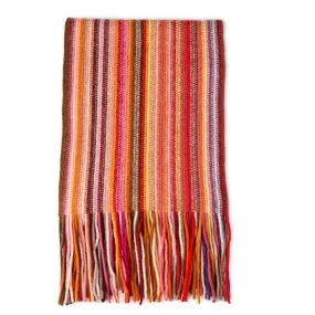 Lomond Lambswool - Knitted Striped Scarves - Dee