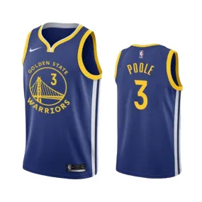 Men's Golden State Warriors Jordan Poole Icon Edition Jersey - Royal