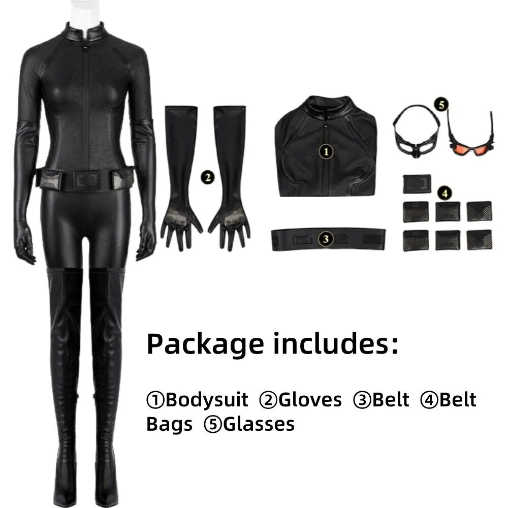 【Neu eingetroffen】Xcoser The Dark Knight Rises Catwoman Selina Cosplay-Kostüm