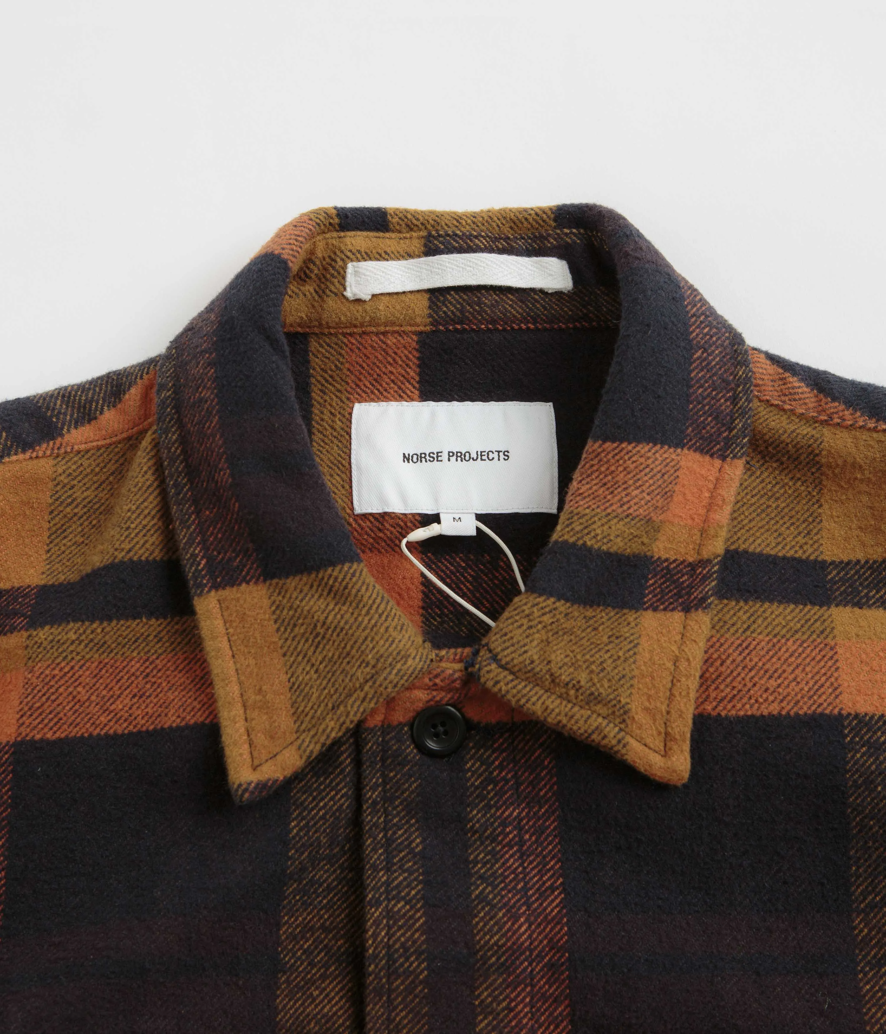 Norse Projects Julian Organic Heavy Twill Overshirt - Dark Navy