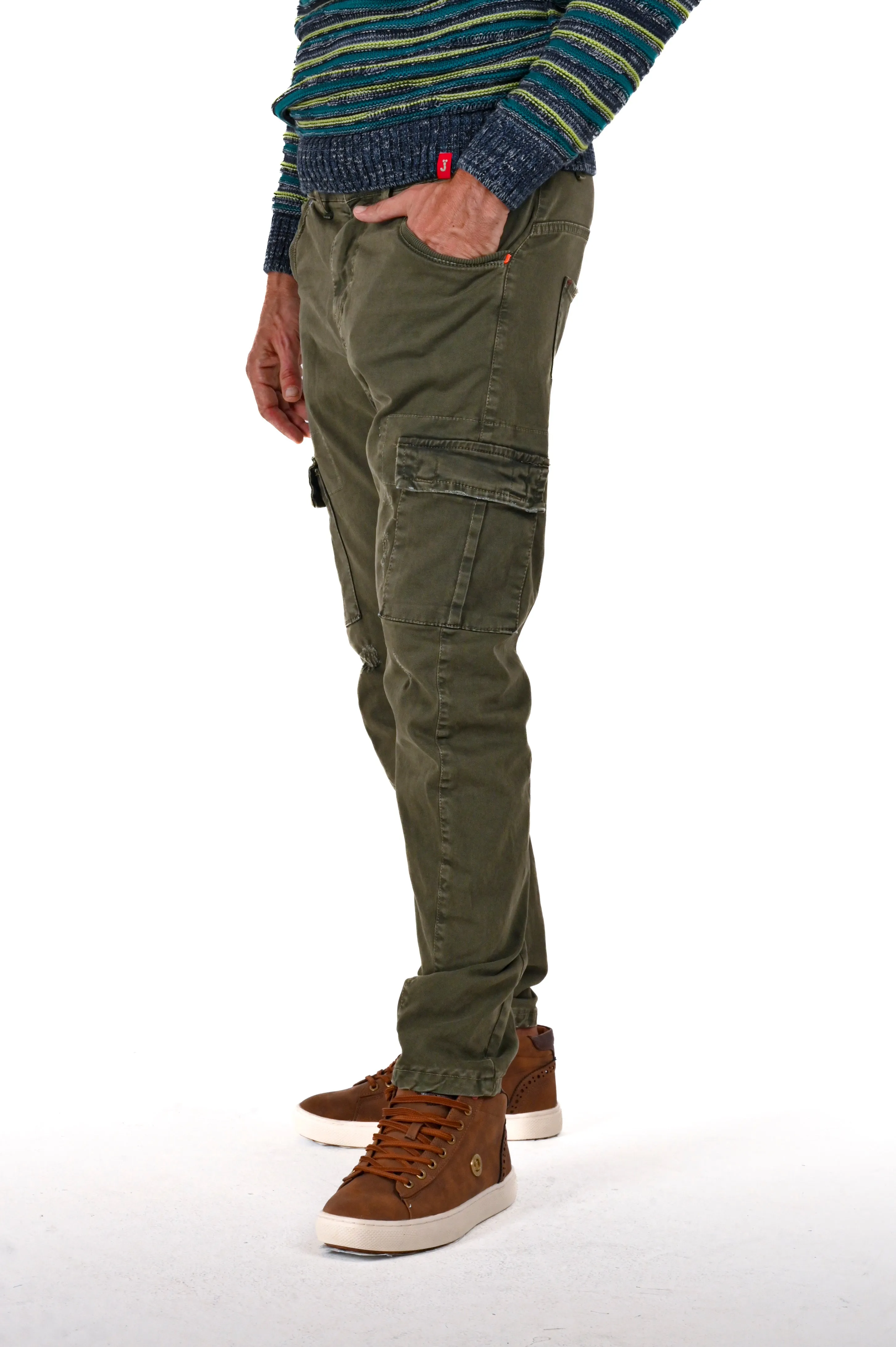 Pantaloni uomo tapered fit AI 4124 in vari colori - Displaj