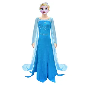 Princess Dress Elsa Dress For Girls Clothing Cosplay Queen Elsa Anna Costume Christmas Party Kids Clothing