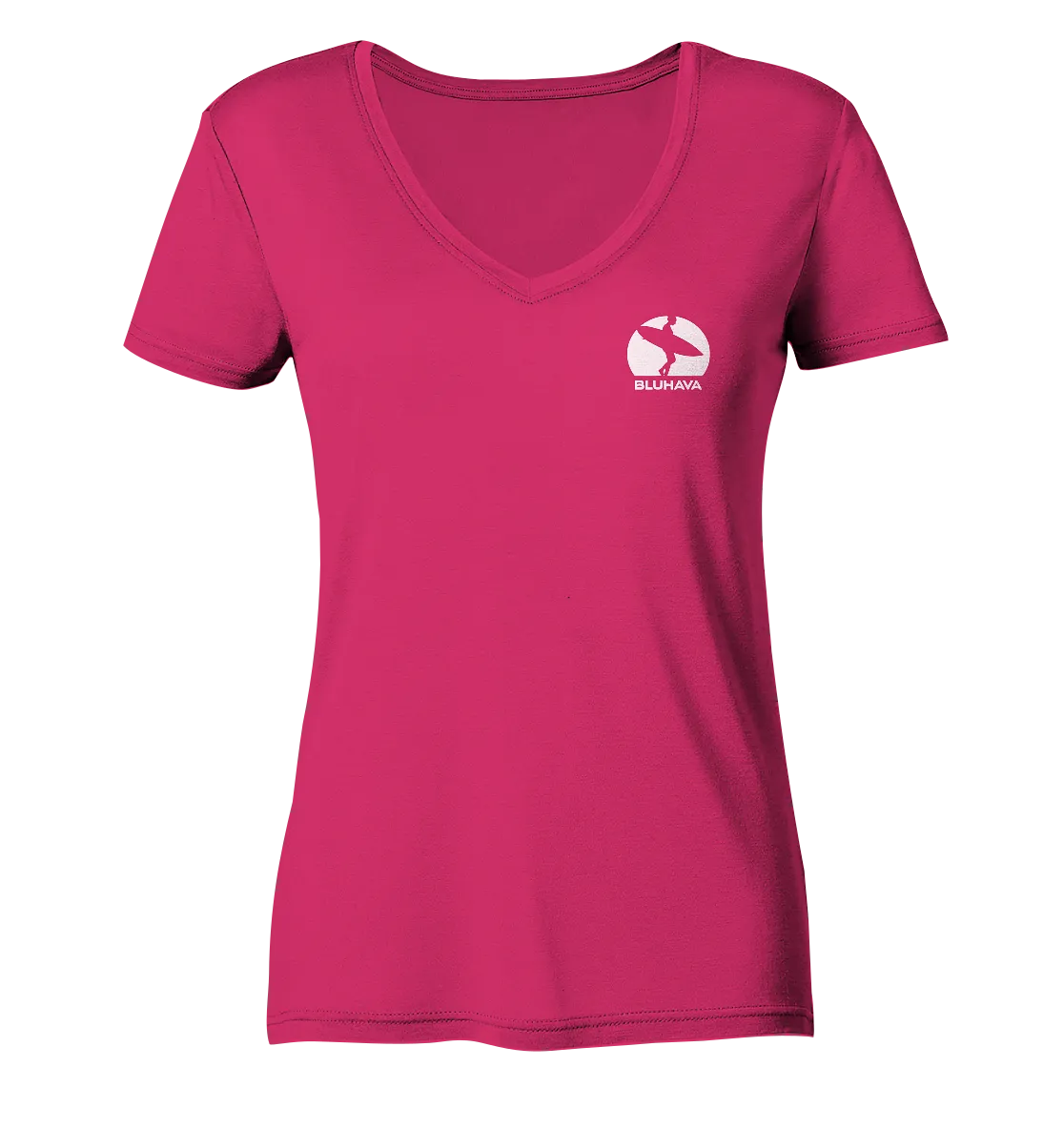 "Essential Ocean Walk" - Damen Premium Organic V-Neck Shirt