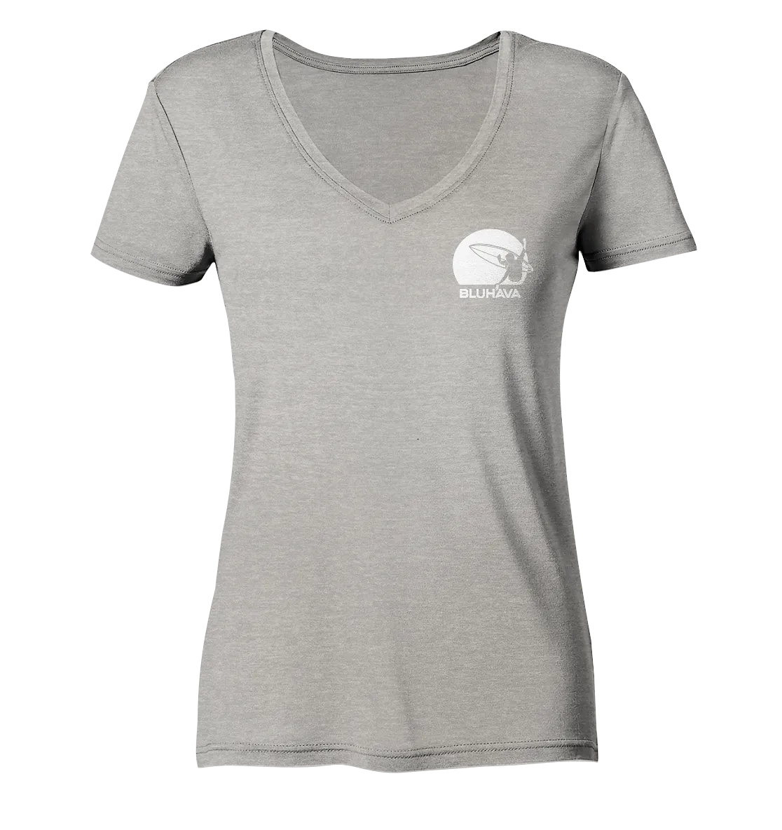 "Essential Rapid Turn" - Damen Premium Organic V-Neck Shirt