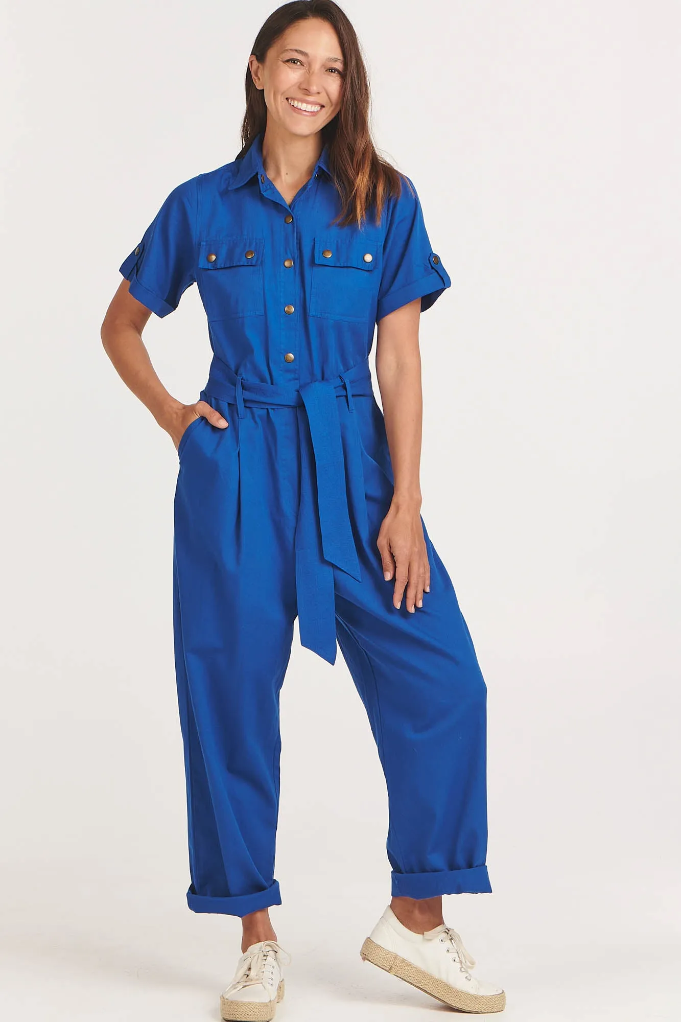 Reid Boilersuit Lapis Blue