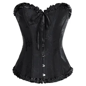 Renaissance Lace-up Back Corset Strapless Sweetheart Body Shape Costume