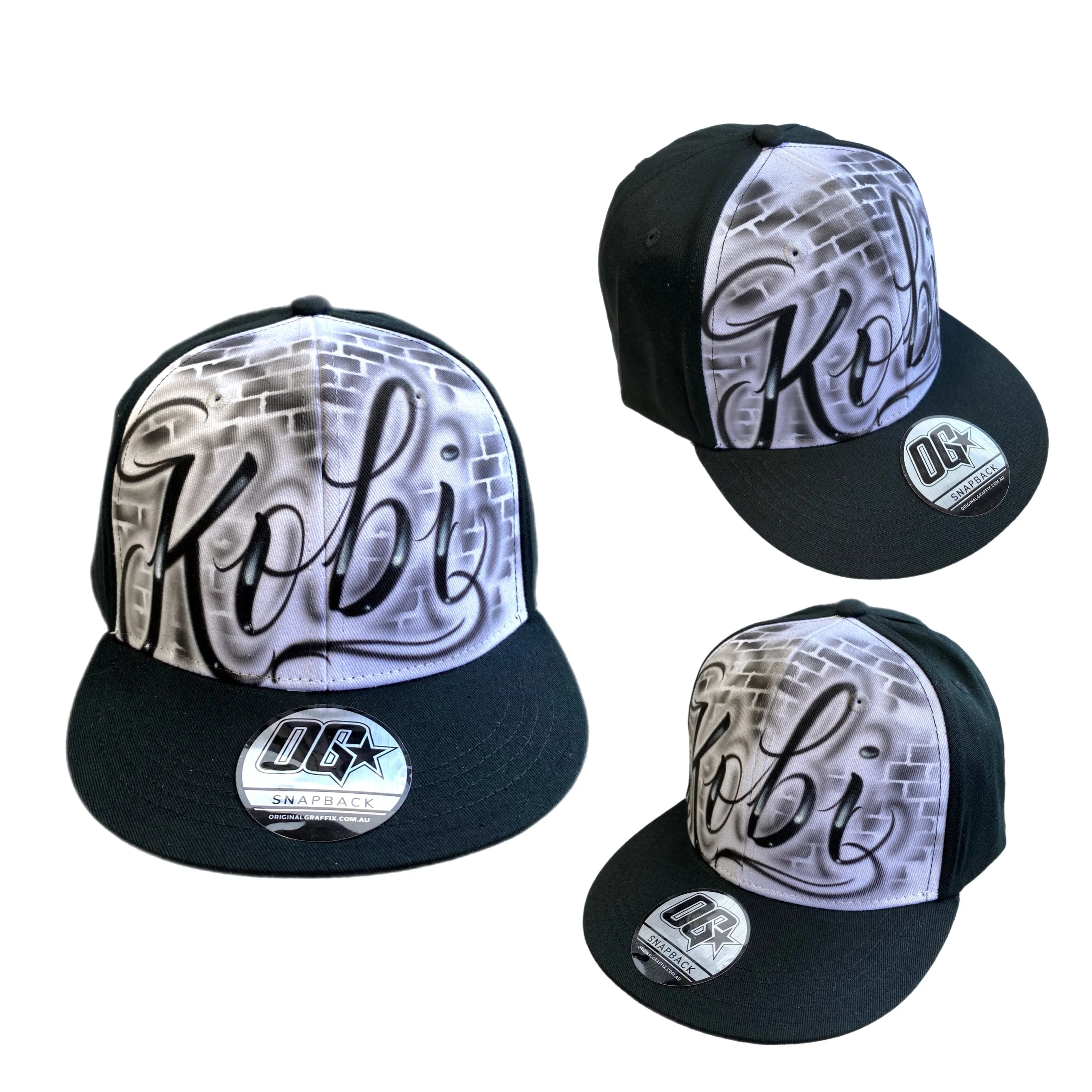 Script Brick wall Snapback (18