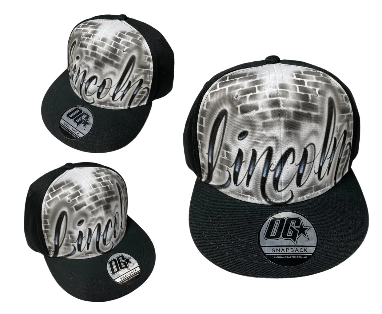 Script Brick wall Snapback (18