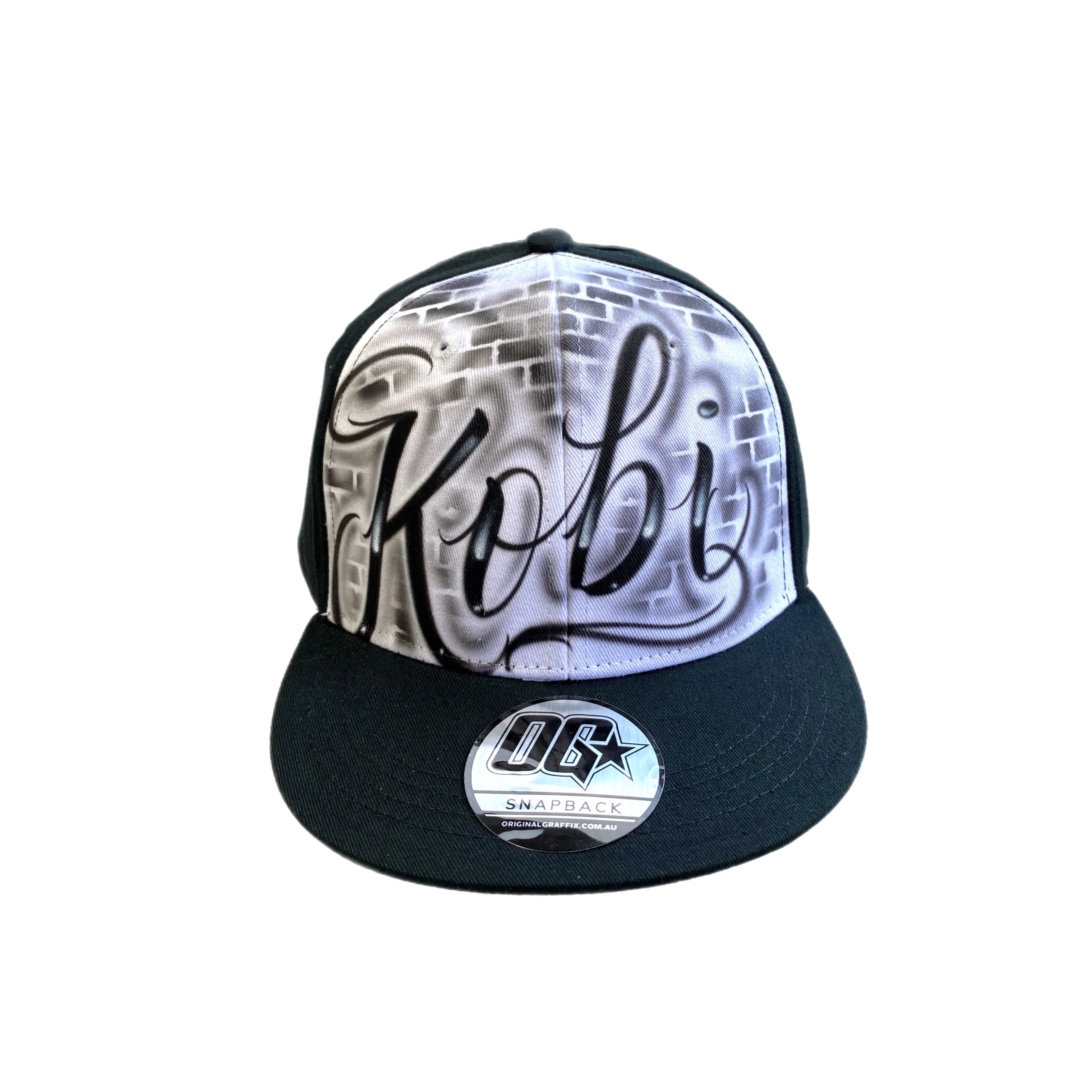 Script Brick wall Snapback (18