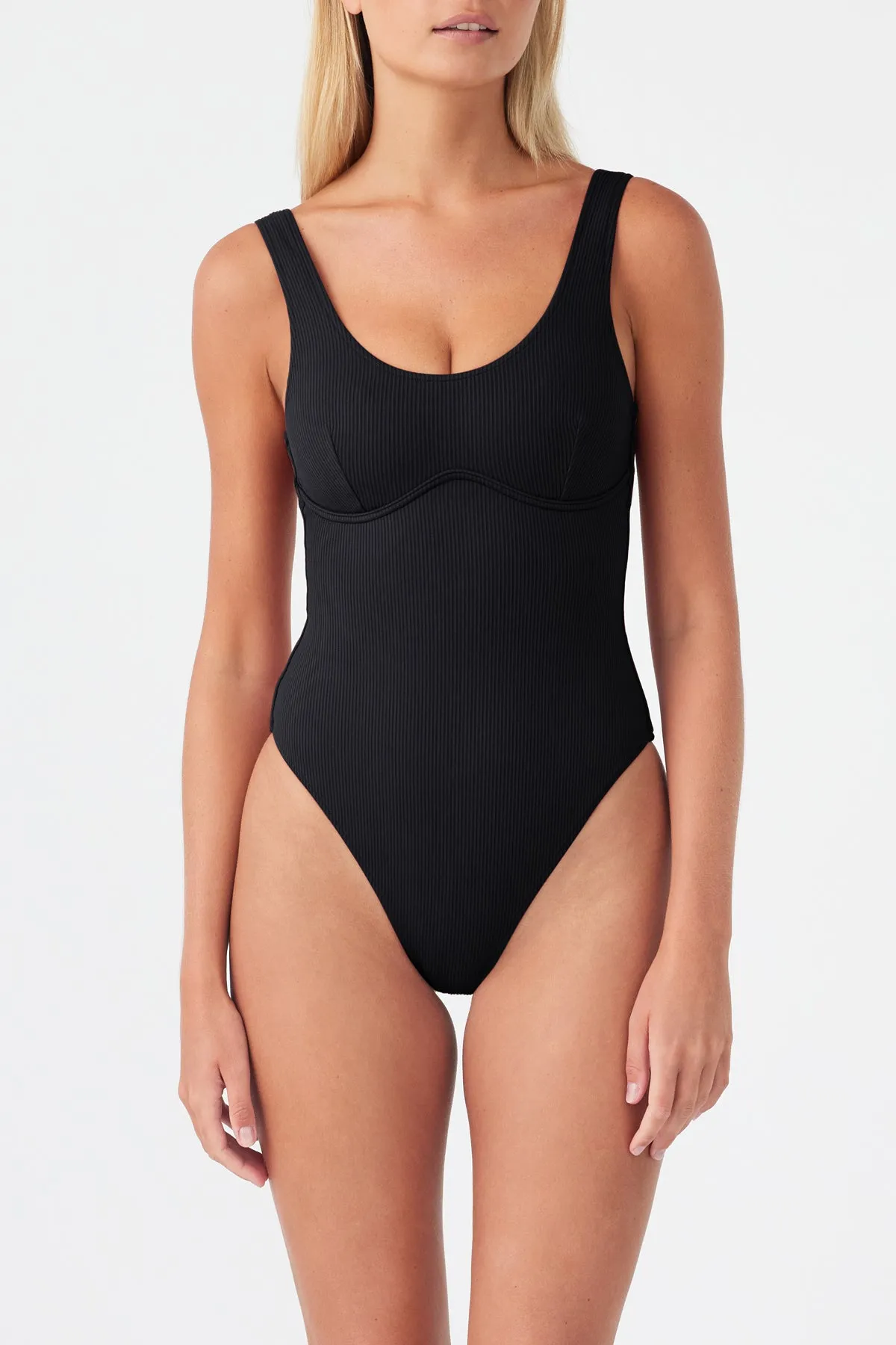 Signature Bralette One Piece - Black