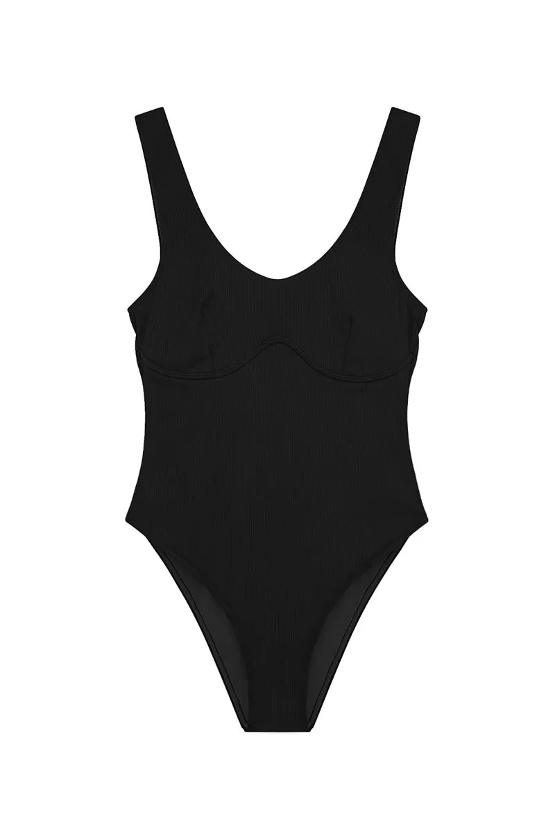 Signature Bralette One Piece - Black