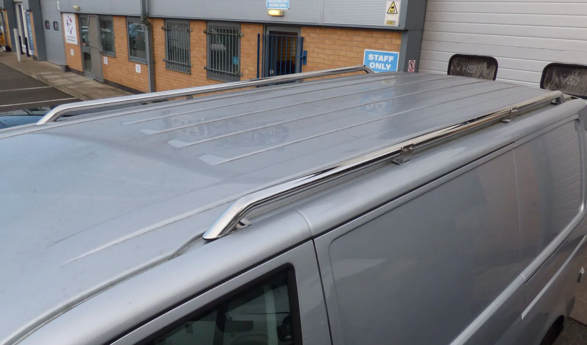 Stainless Steel OE Style Roof Rails for the Volkswagen Transporter T5 LWB