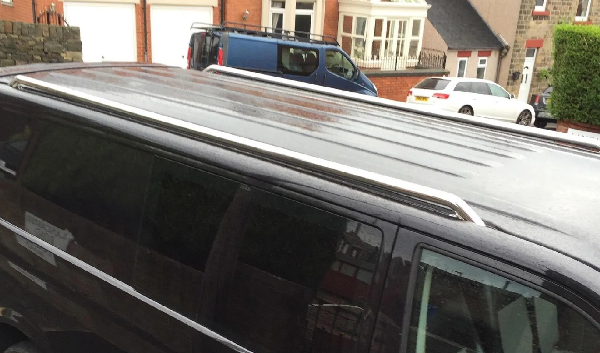 Stainless Steel OE Style Roof Rails for the Volkswagen Transporter T5 LWB