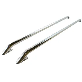 Stainless Steel OE Style Roof Rails for the Volkswagen Transporter T5 LWB