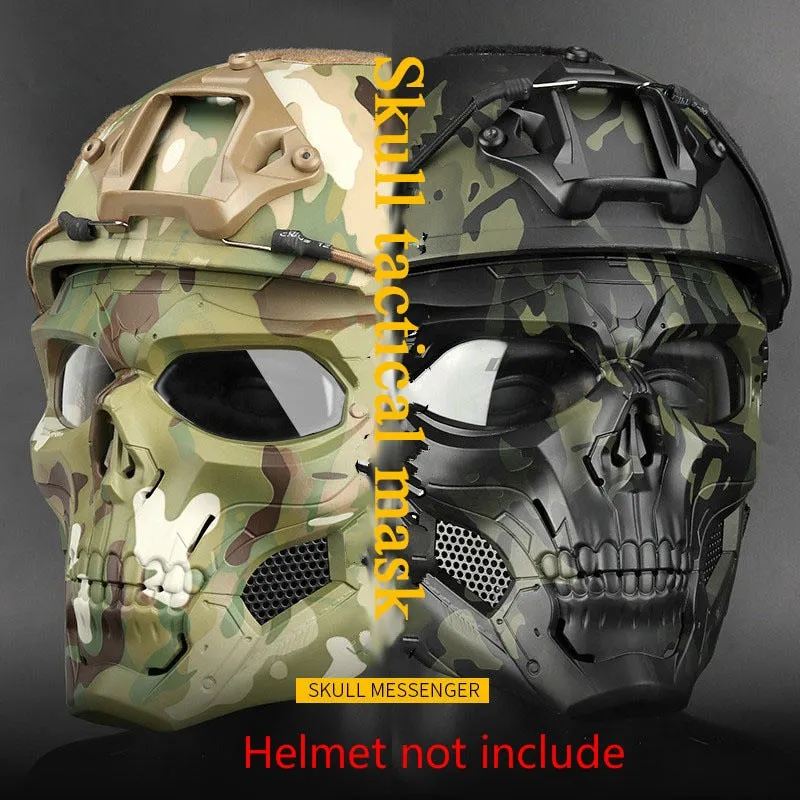 Tactical Skull Masks CS Shooting Paintball Masks Motorcycle Men Full Face Airsoft Cycling Halloween Cosplay Party Military Mask