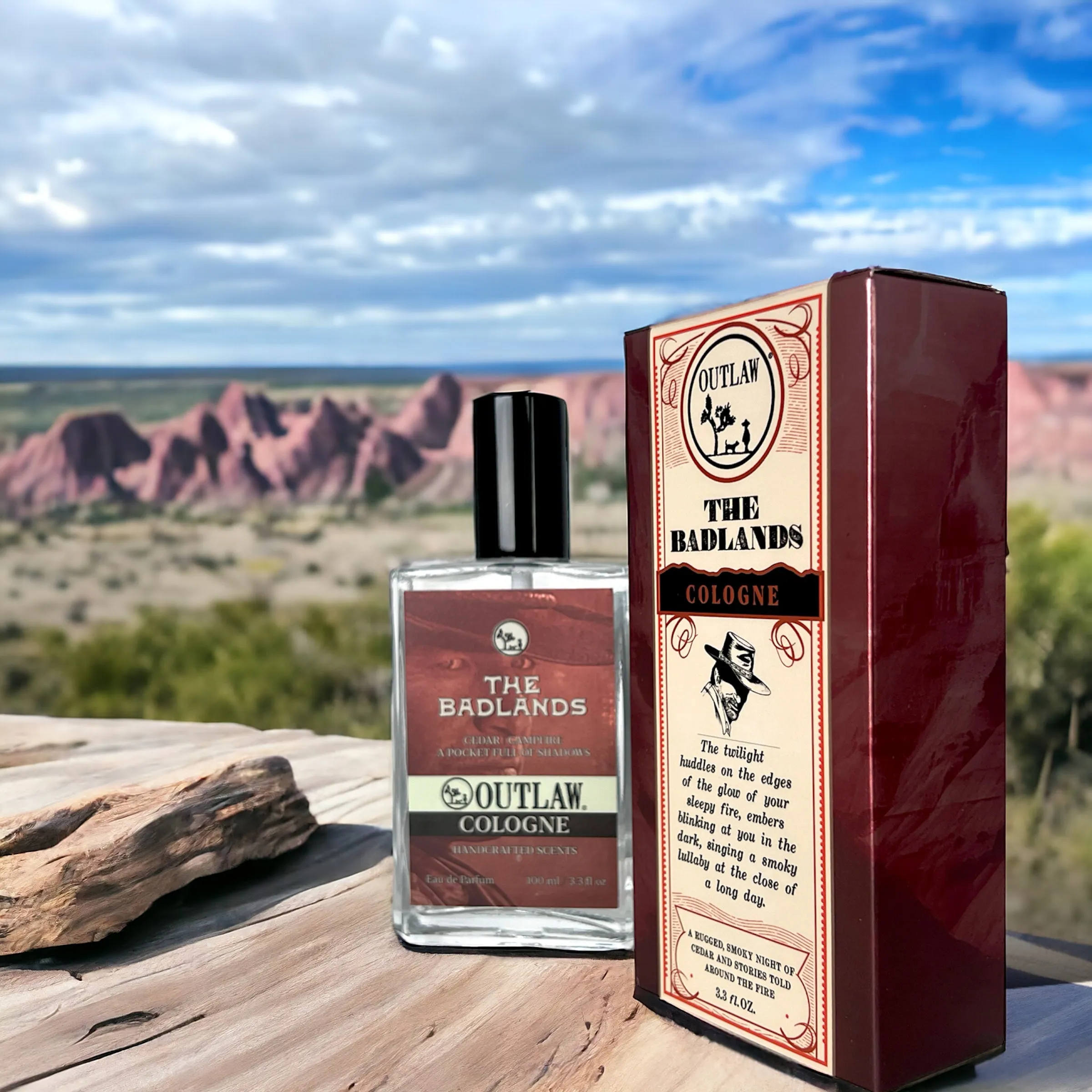 The Badlands Cedar & Campfire Cologne