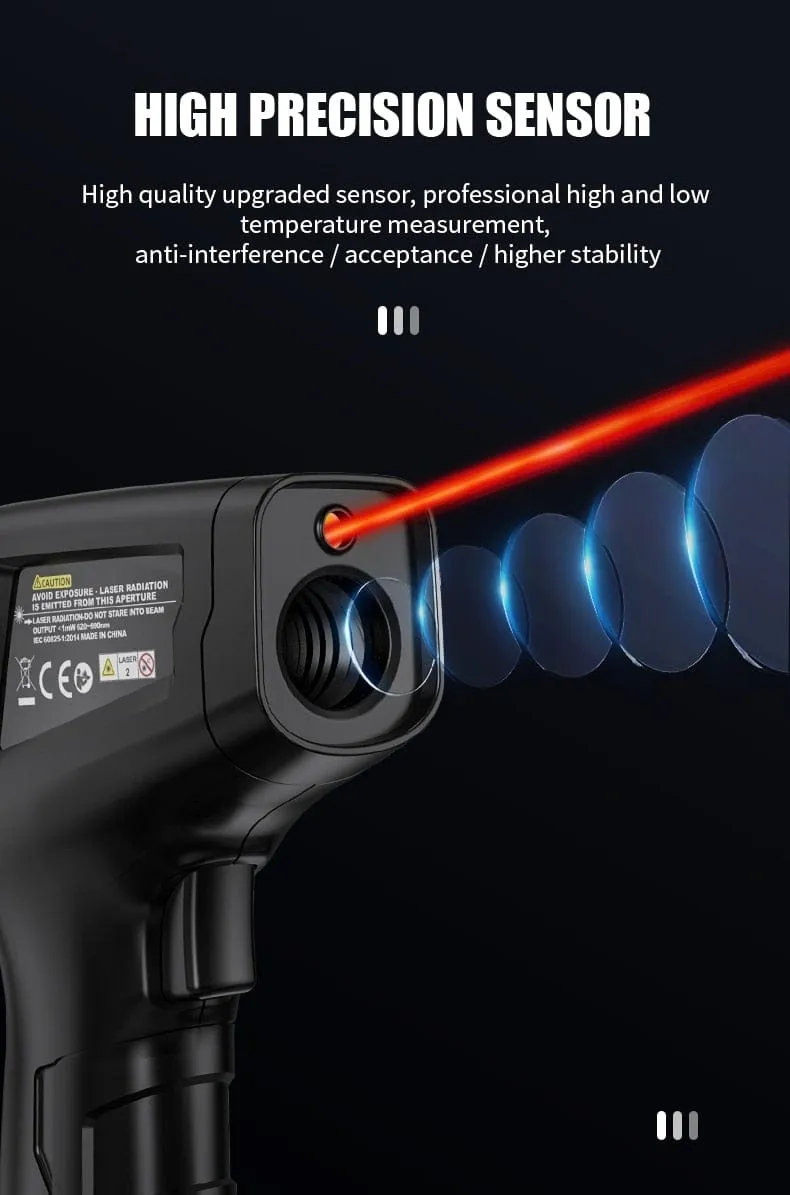 Thermometer Digital 800 Degree Infrared Thermometer Thermal Imager Laser Thermometers Pyrometer Hygrometer Thermostat Termometro