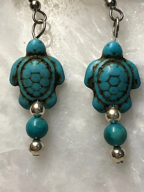 Turtle earrings